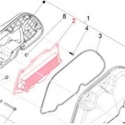 Vespa GTS 125-150 Hava Filtresi E4-E5 (2017- ) / PIAGGIO