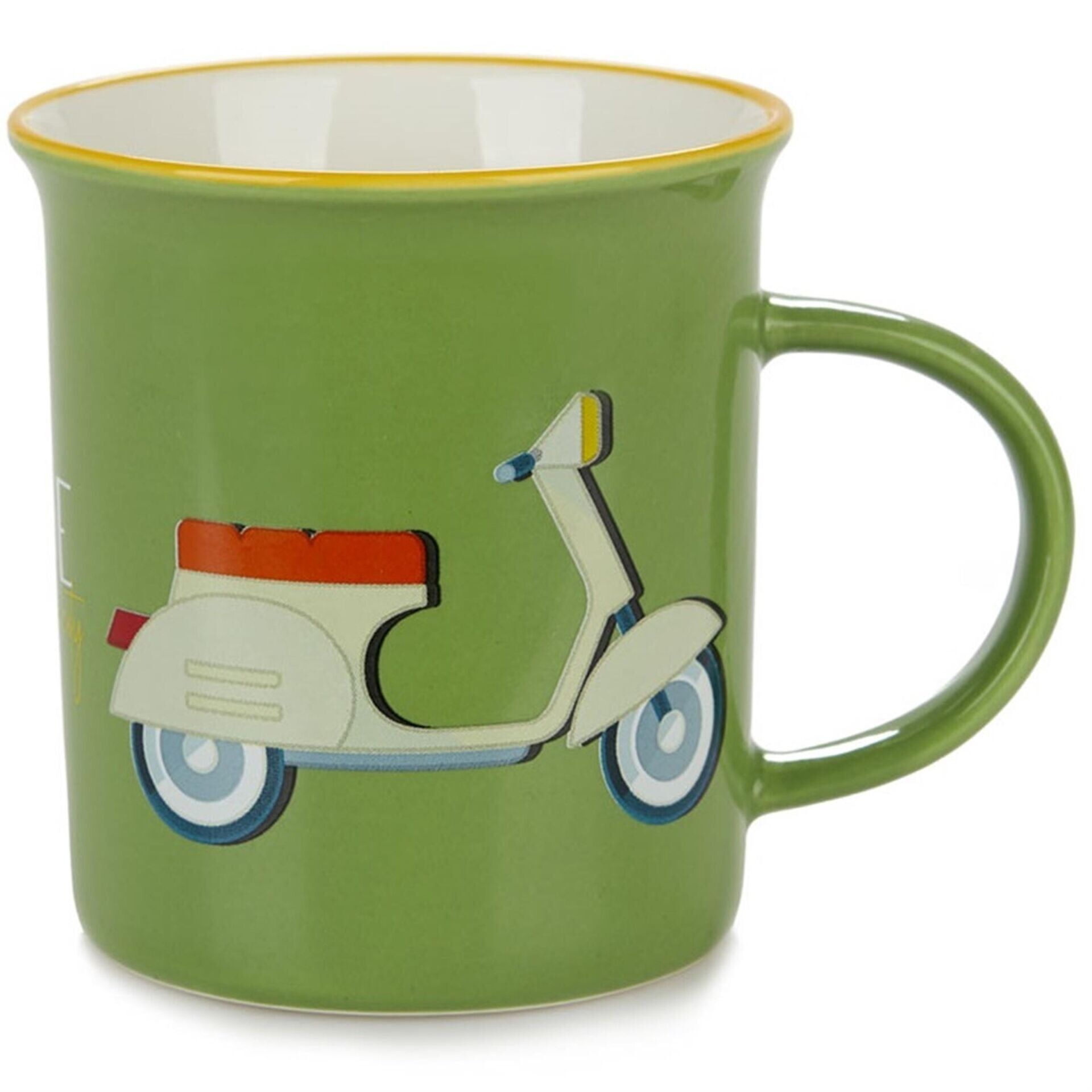 Vespa Kupa-Bardak Seramik *Scooter Motif* / BALVI