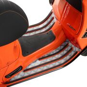 Vespa GT-GTS-GTV Zemin Sticker *Alüminyum Plaka Motifli* / SIP