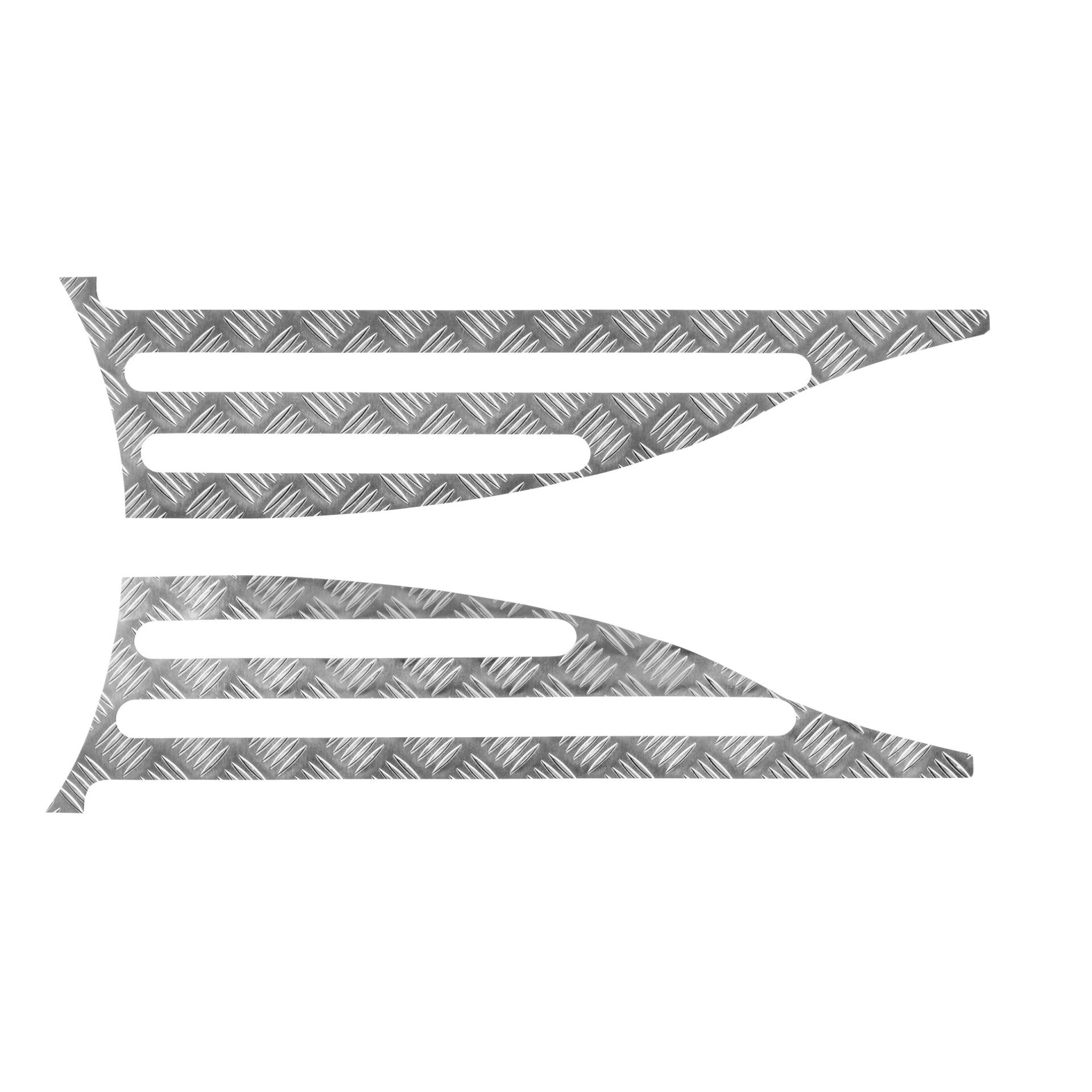 Vespa GT-GTS-GTV Zemin Sticker *Alüminyum Plaka Motifli* / SIP