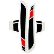 Vespa Sprint Sport Sticker Set *Siyah-Kırmızı* (2014- ) / PIAGGIO