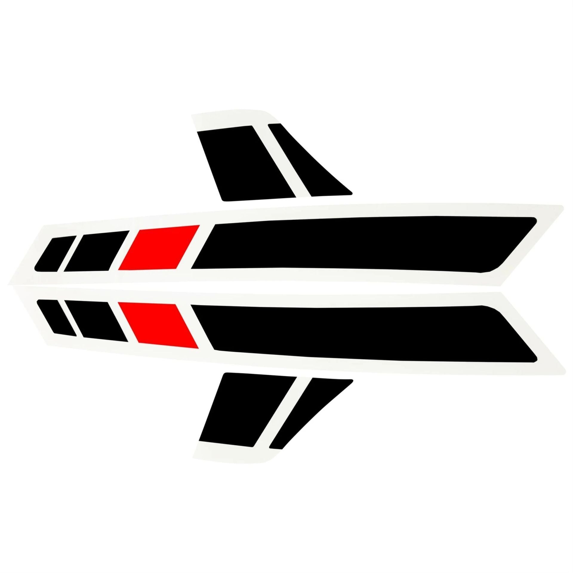 Vespa GTS Super Sticker Set *Siyah-Kırmızı* (2017-  ) / PIAGGIO