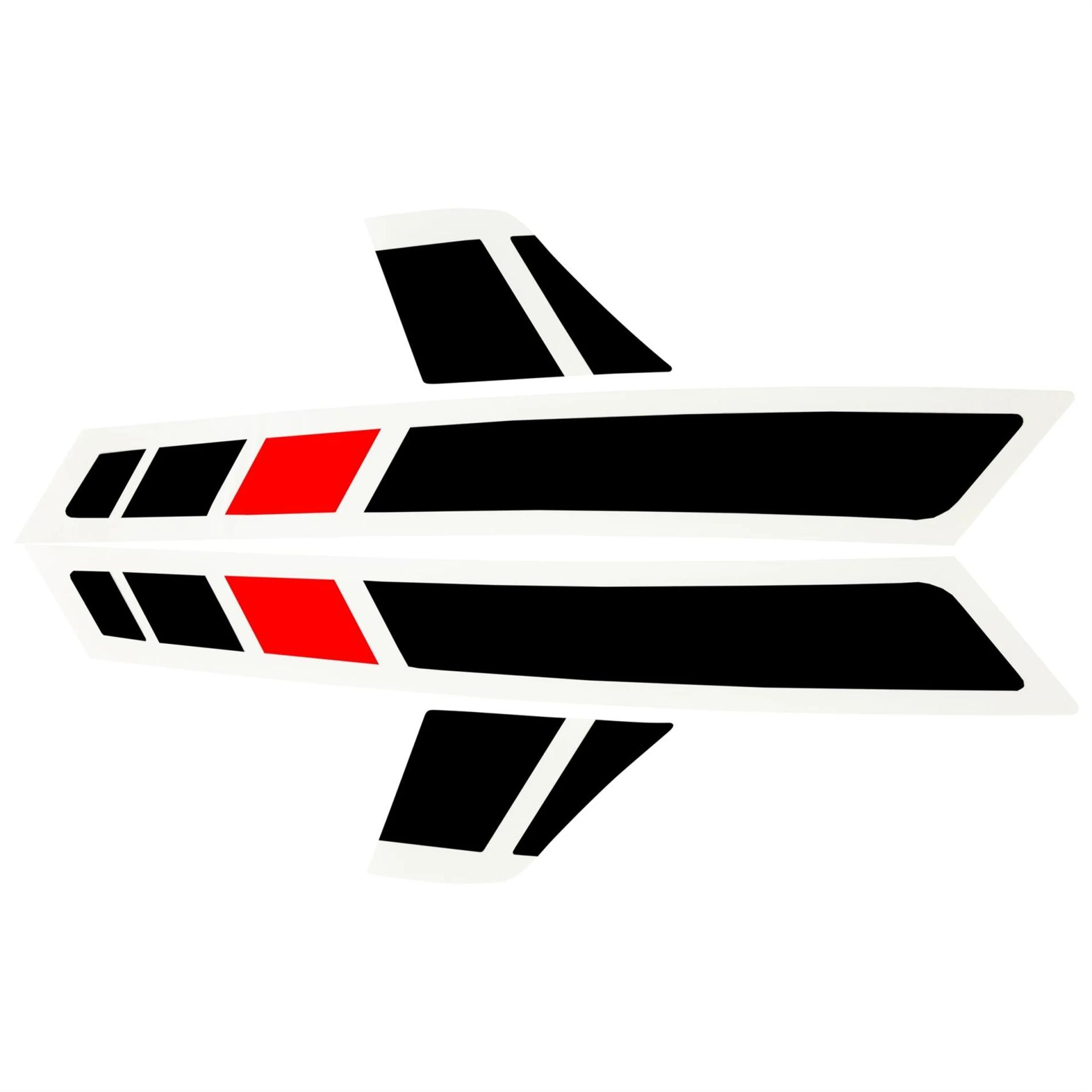 Vespa GTS Super Sticker Set *Siyah-Kırmızı* (2017-  ) / PIAGGIO