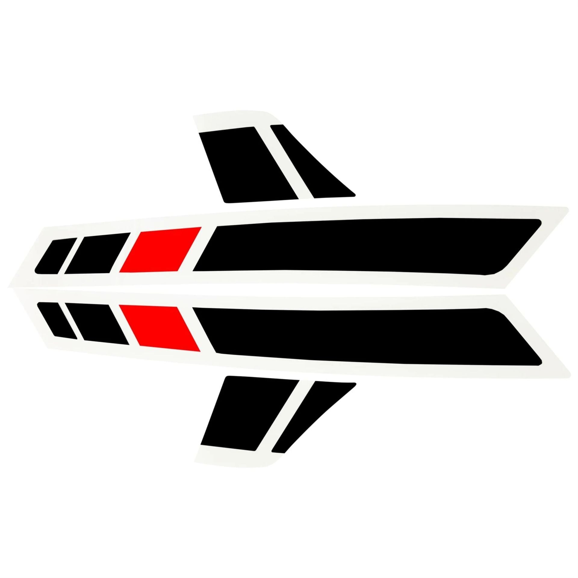 Vespa GTS Super Sticker Set *Siyah-Kırmızı* (2017-  ) / PIAGGIO