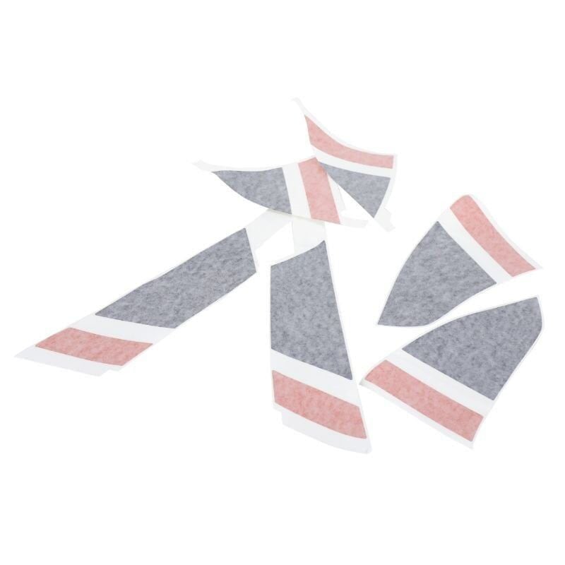 Vespa GTS Sticker Set Turuncu- Siyah (2023-  ) / PIAGGIO