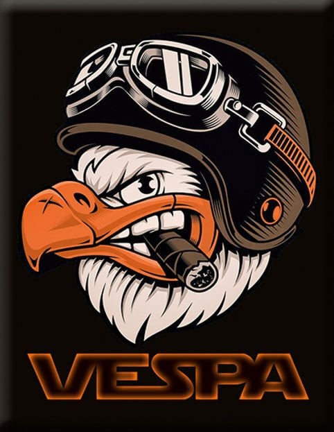 Vespa Amblem 008 / V-Sticker