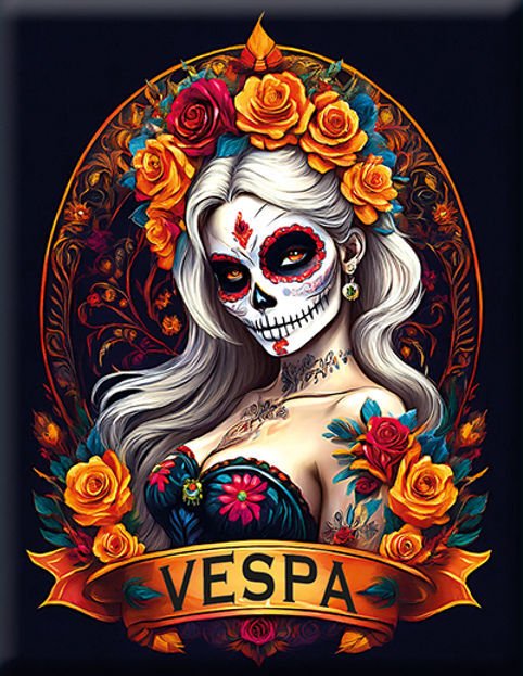 Vespa Amblem 365 / V-Sticker