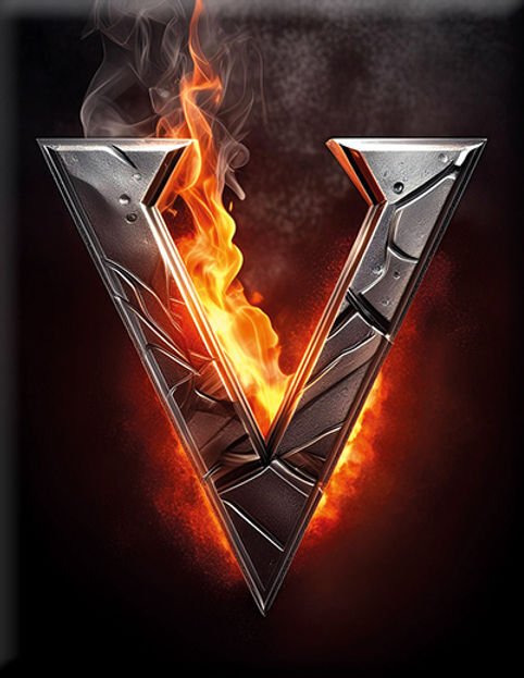 Vespa Amblem 345 / V-Sticker