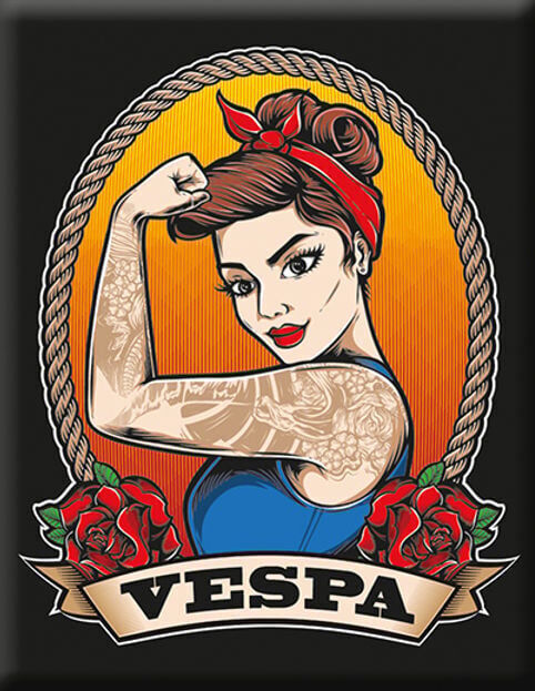 Vespa Amblem 258 / V-Sticker