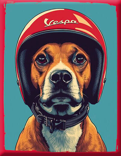 Vespa Amblem 003 / V-Sticker