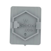 Vespa Amblem Braketi *Açık Gri* / V-Sticker