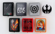 Vespa Amblem Braketi *Açık Gri* / V-Sticker