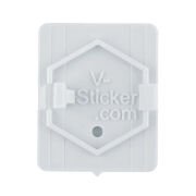 Vespa Amblem Braketi *Beyaz* / V-Sticker