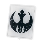 Vespa Amblem Braketi *Beyaz* / V-Sticker