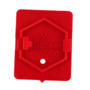 Vespa Amblem Braketi *Kırmızı* / V-Sticker