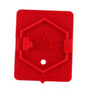 Vespa Amblem Braketi *Kırmızı* / V-Sticker