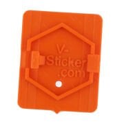 Vespa Amblem Braketi *Turuncu* / V-Sticker