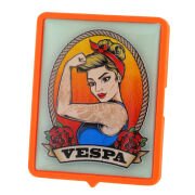 Vespa Amblem Braketi *Turuncu* / V-Sticker