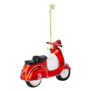 Yılbaşı Ağacı Süslemesi Kırmızı Scooter Motifli / VONDELS