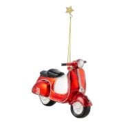 Yılbaşı Ağacı Süslemesi Kırmızı Scooter Motifli / VONDELS