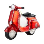 Yılbaşı Ağacı Süslemesi Kırmızı Scooter Motifli / VONDELS