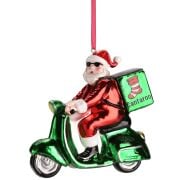 Yılbaşı Ağacı Süslemesi Yeşil Scooter Motifli / VONDELS