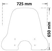 Lambretta V 50-125-200 Ön Cam Uzun / ISOTTA