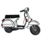 Kumaş Patch Vespa Desenli *Beyaz* / VESPISSIMO