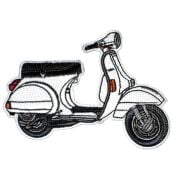 Kumaş Patch Vespa Desenli *Beyaz* / VESPISSIMO