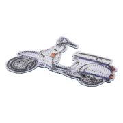 Kumaş Patch Vespa Desenli *Mavi* / VESPISSIMO