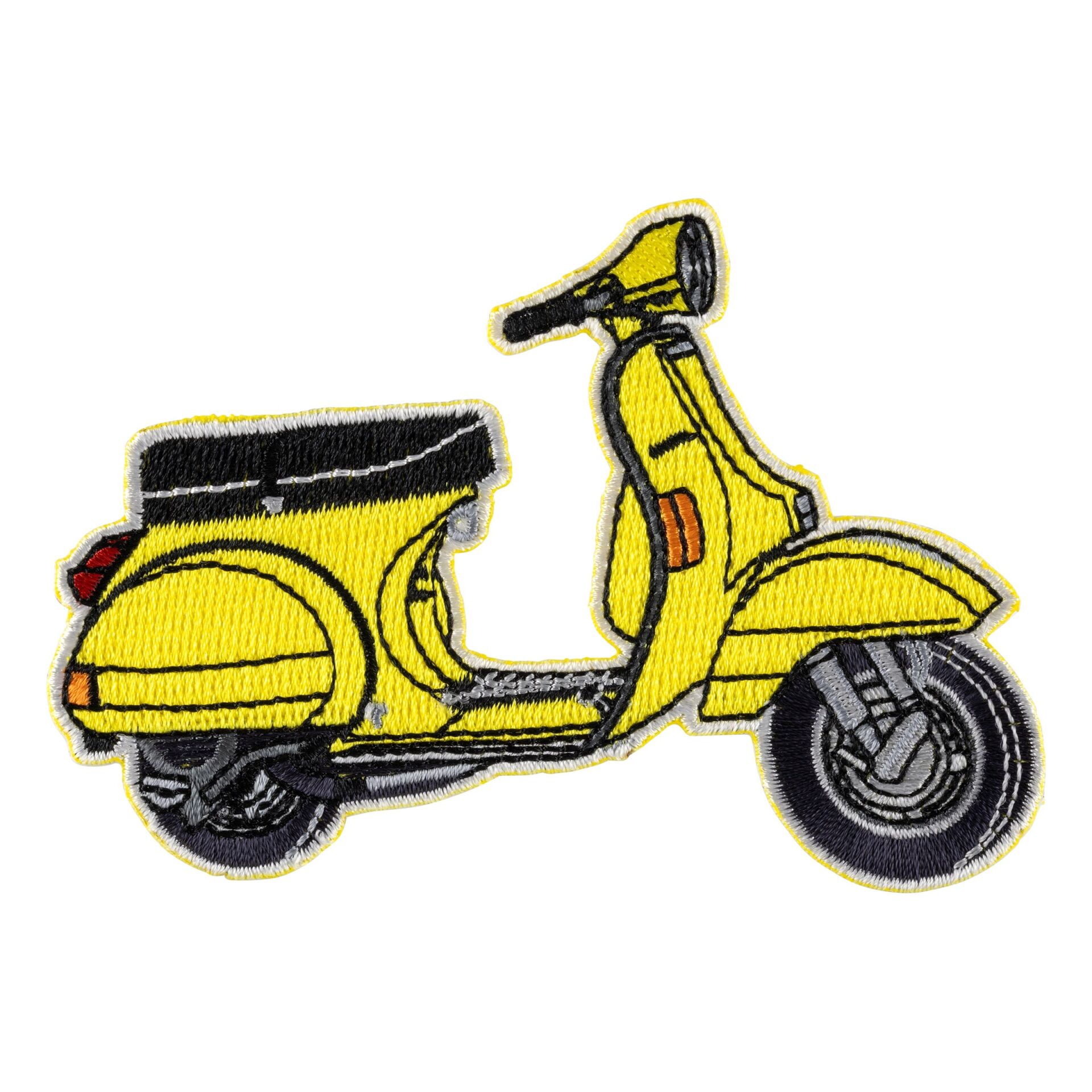 Kumaş Patch Vespa Desenli *Sarı* / VESPISSIMO