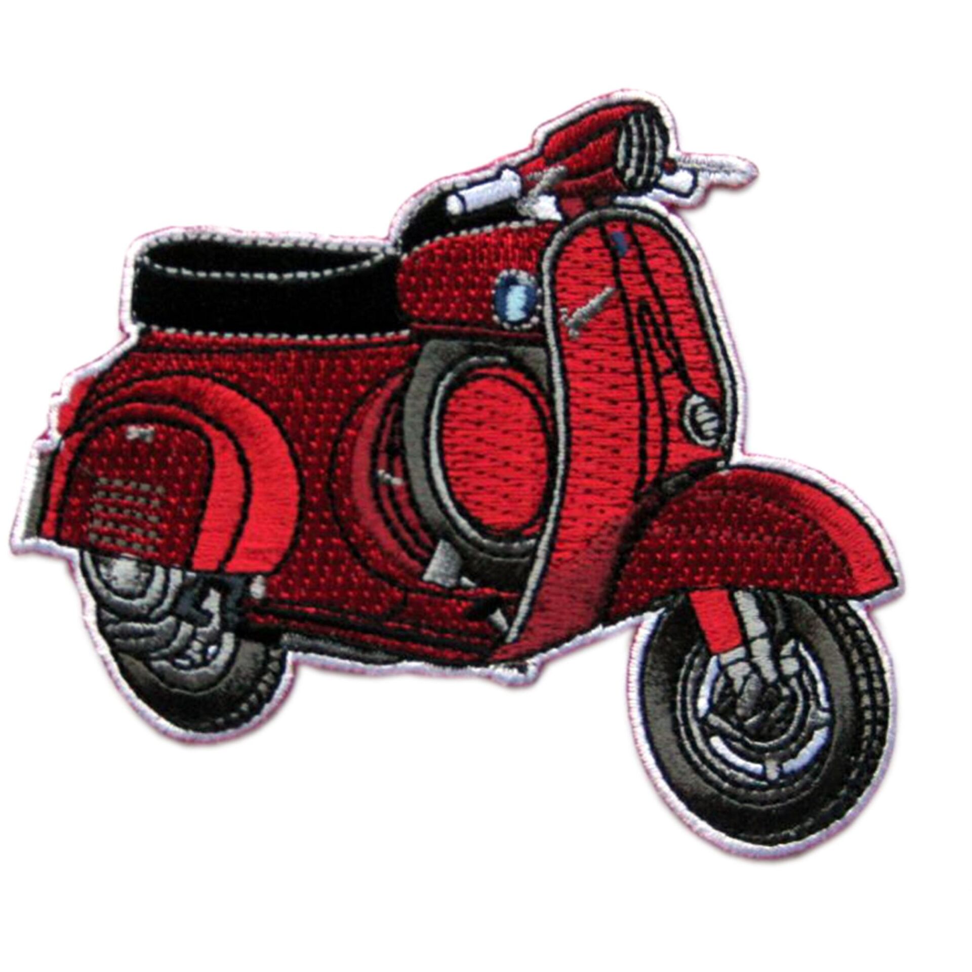 Kumaş Patch Vespa Desenli *Kırmızı* / VESPISSIMO