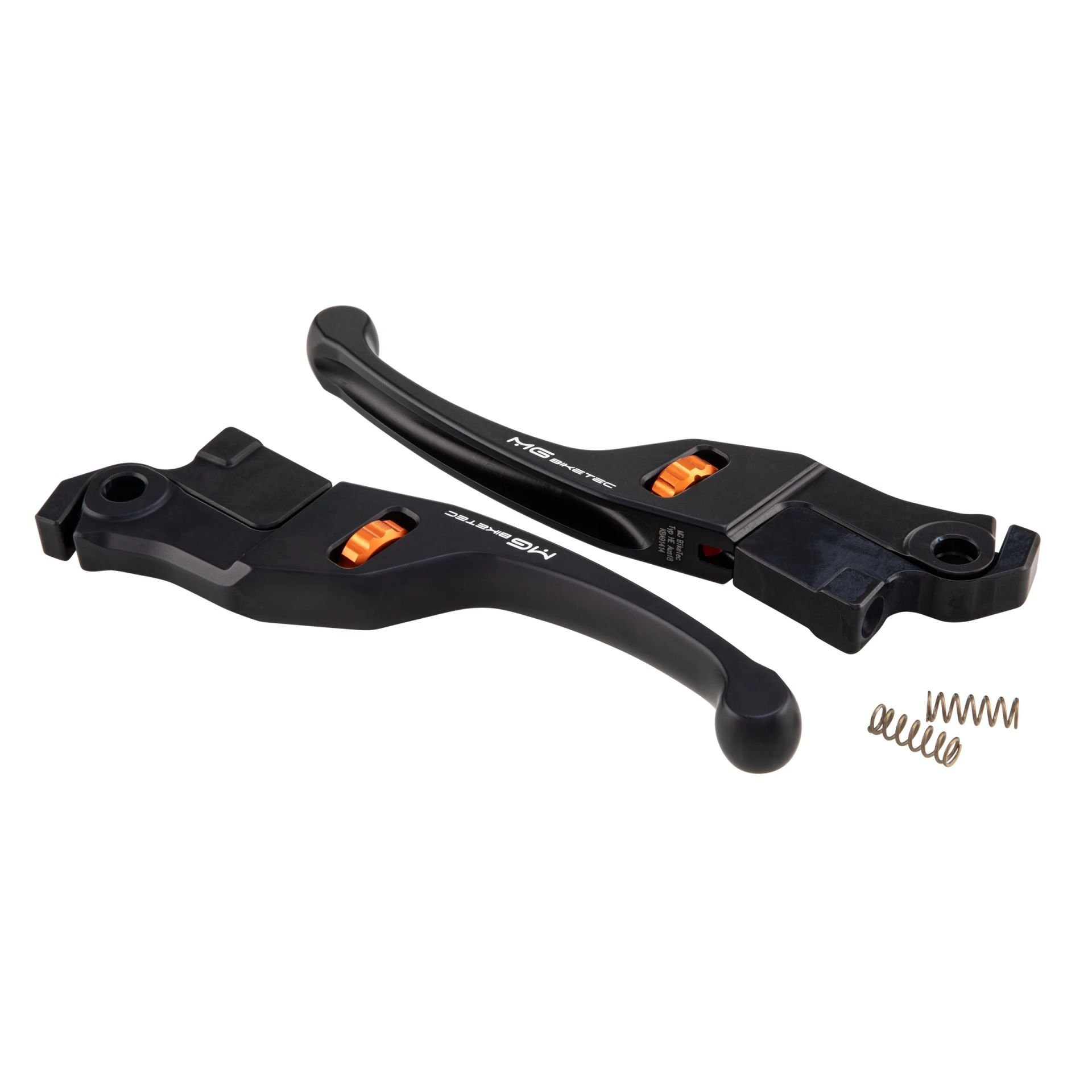 Vespa GTS Spor Manet Takım *Siyah/Turuncu-Ayarlanabilir* (2023- ) / MG Biketech