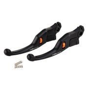 Vespa GTS Spor Manet Takım *Siyah/Turuncu-Ayarlanabilir* (2023- ) / MG Biketech