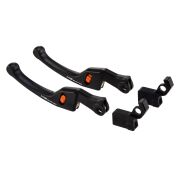 Vespa GTS Spor Manet Takım *Siyah/Turuncu-Ayarlanabilir* (2023- ) / MG Biketech