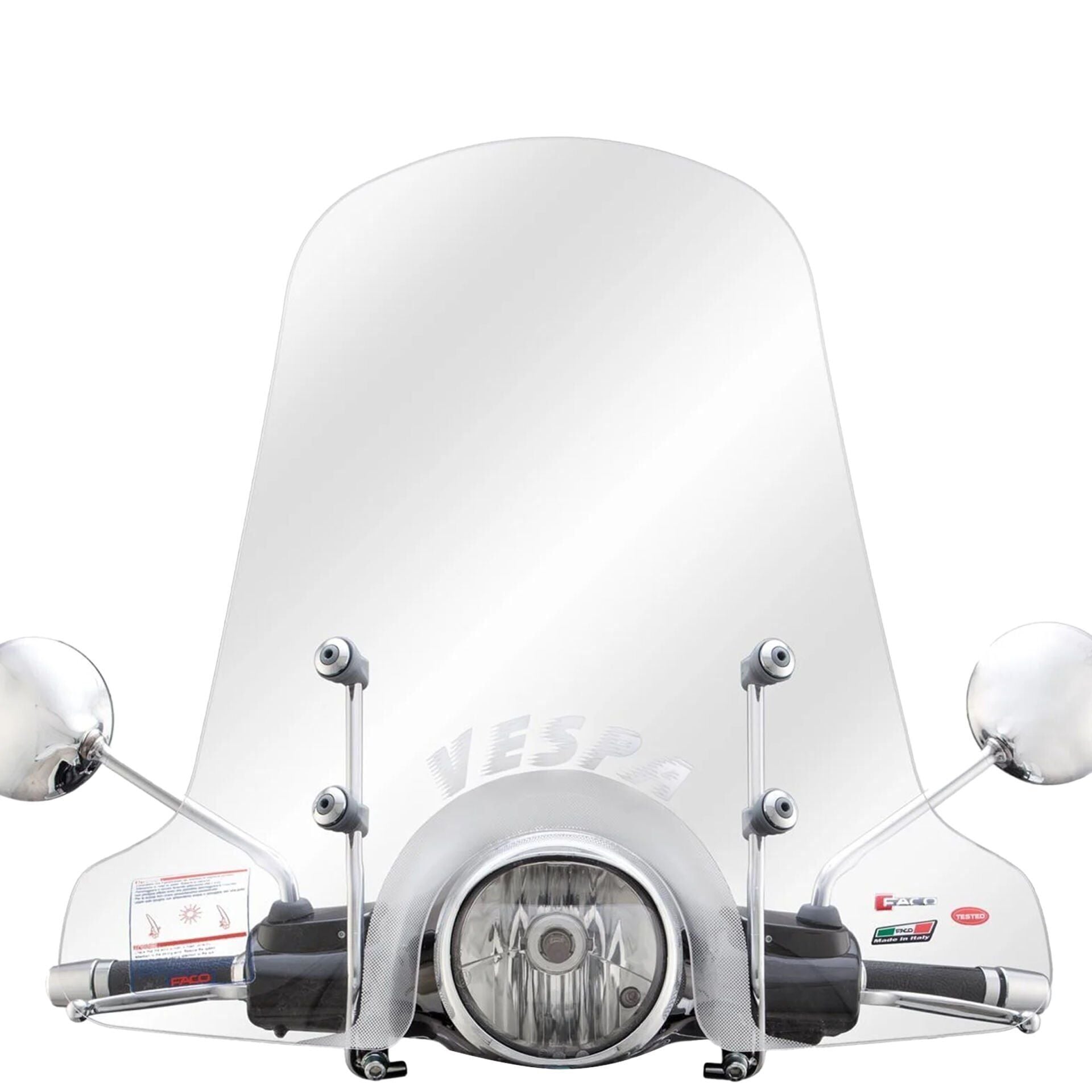 Vespa GT-GTS Ön Cam Uzun *Şeffaf* (2003-2022) / FACO
