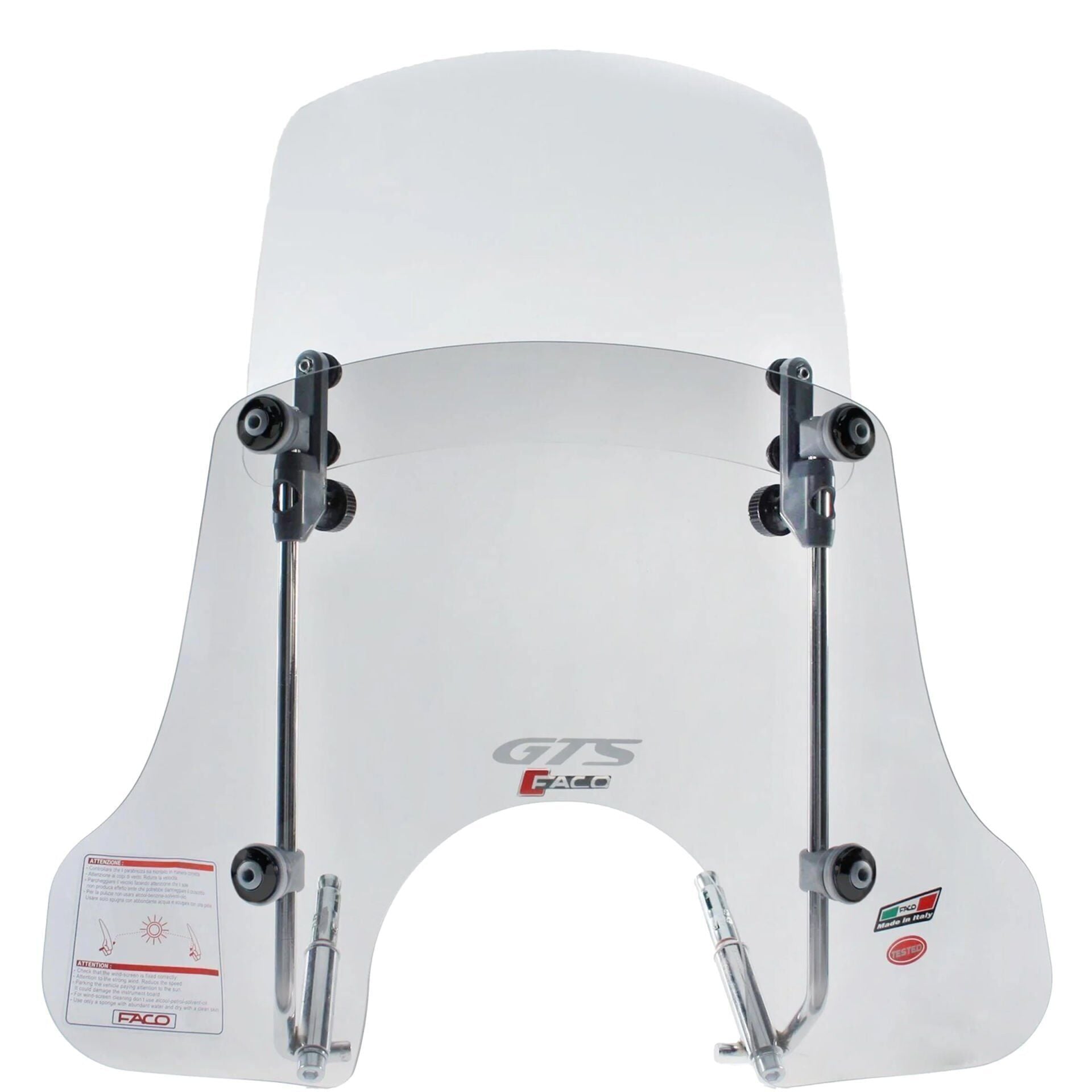 Vespa GTS Ön Cam Asansörlü *Füme-Şeffaf* (2008-2022) / FACO