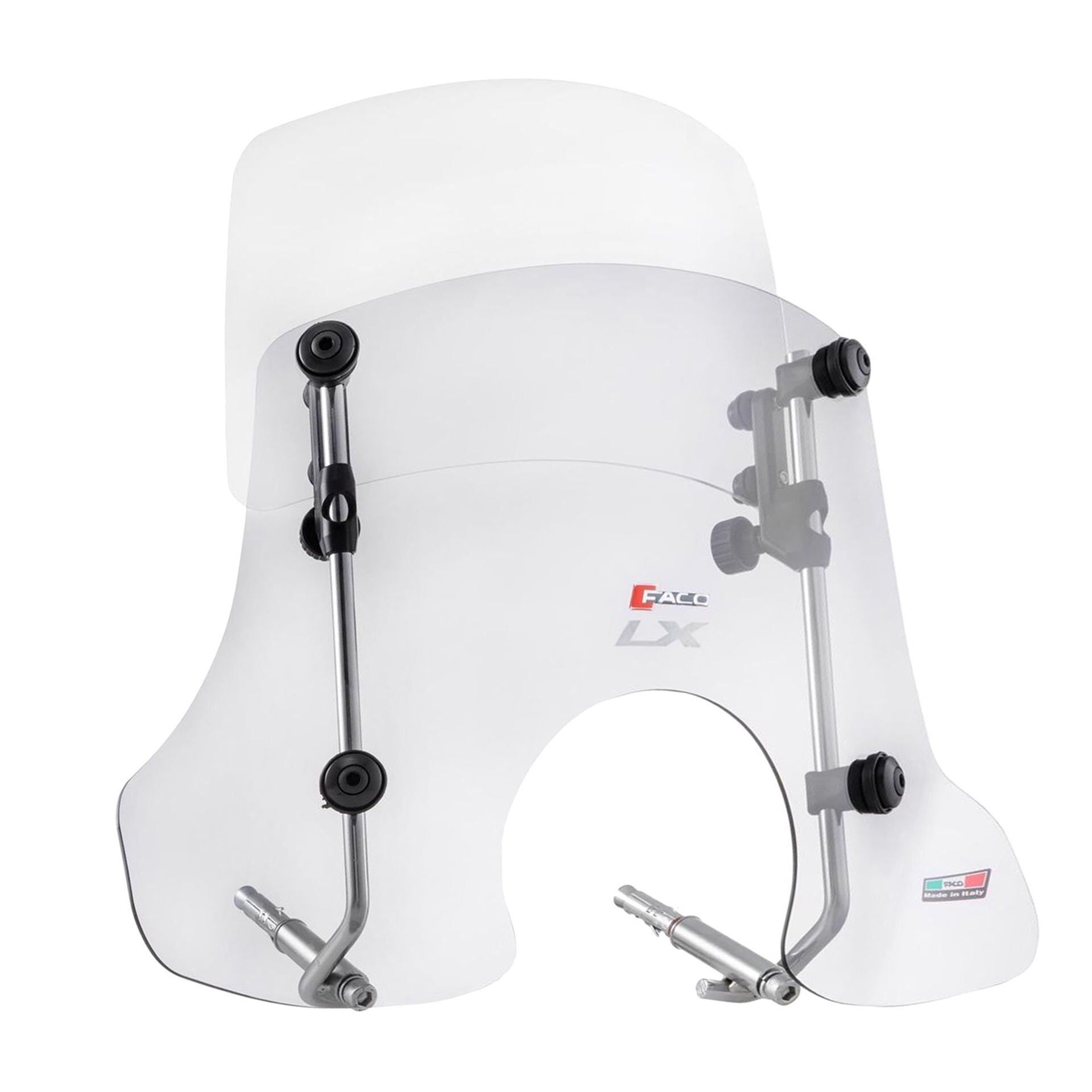 Vespa LX 50-150ccm Ön Cam Asansörlü *Füme-Şeffaf* (2005-2014) / FACO