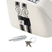 Vespa PX Serisi Spor Sele *Beyaz Döşeme-Yankee Logo* (1998-  ) / NISA