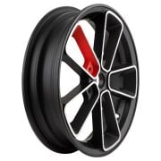 Vespa GTS-GTV Jant *Siyah-Kırmızı* 13 Inç / SIP SERIES PORDOI