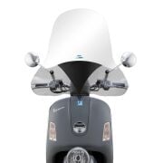 Vespa GTV Ön Cam Uzun Boy *Şeffaf - Siyah Desenli* (2006-2022) / CUPPINI