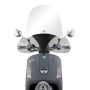 Vespa GTV Ön Cam Uzun Boy *Şeffaf - Siyah Desenli* (2006-2022) / CUPPINI
