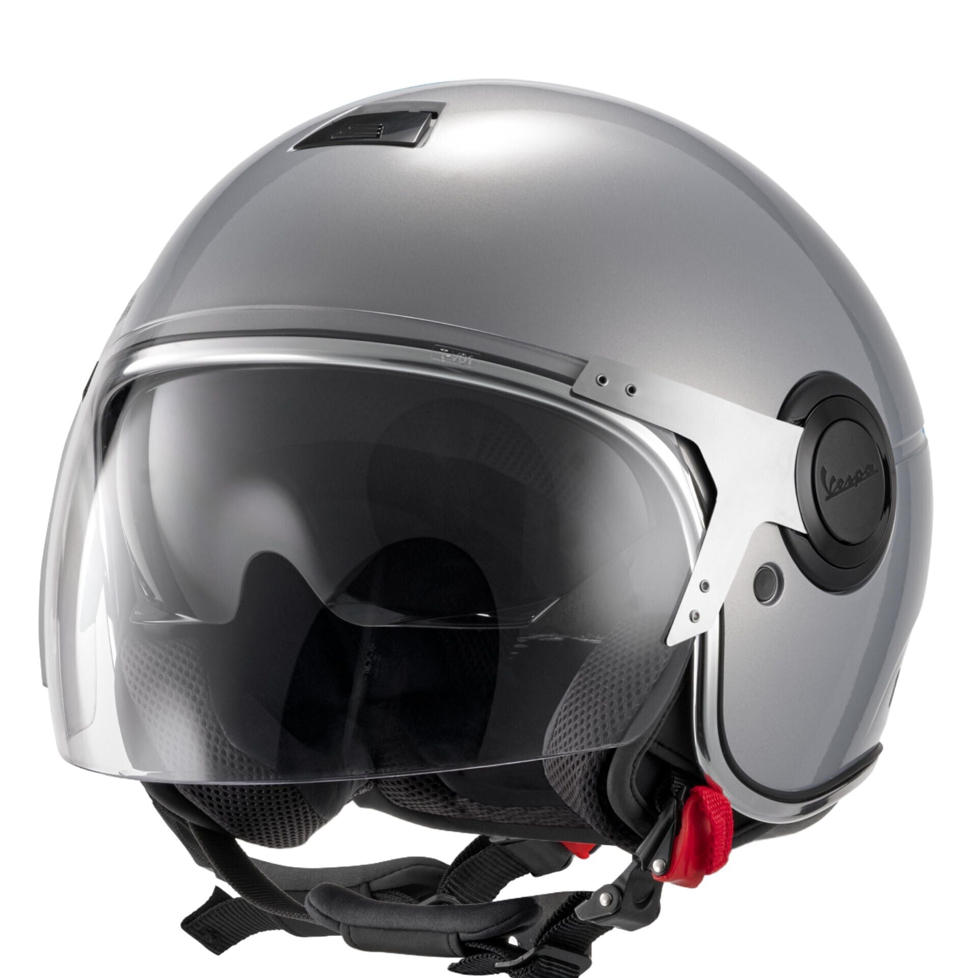 Vespa Kask Argentario Visor Jet *Parlak Gri*