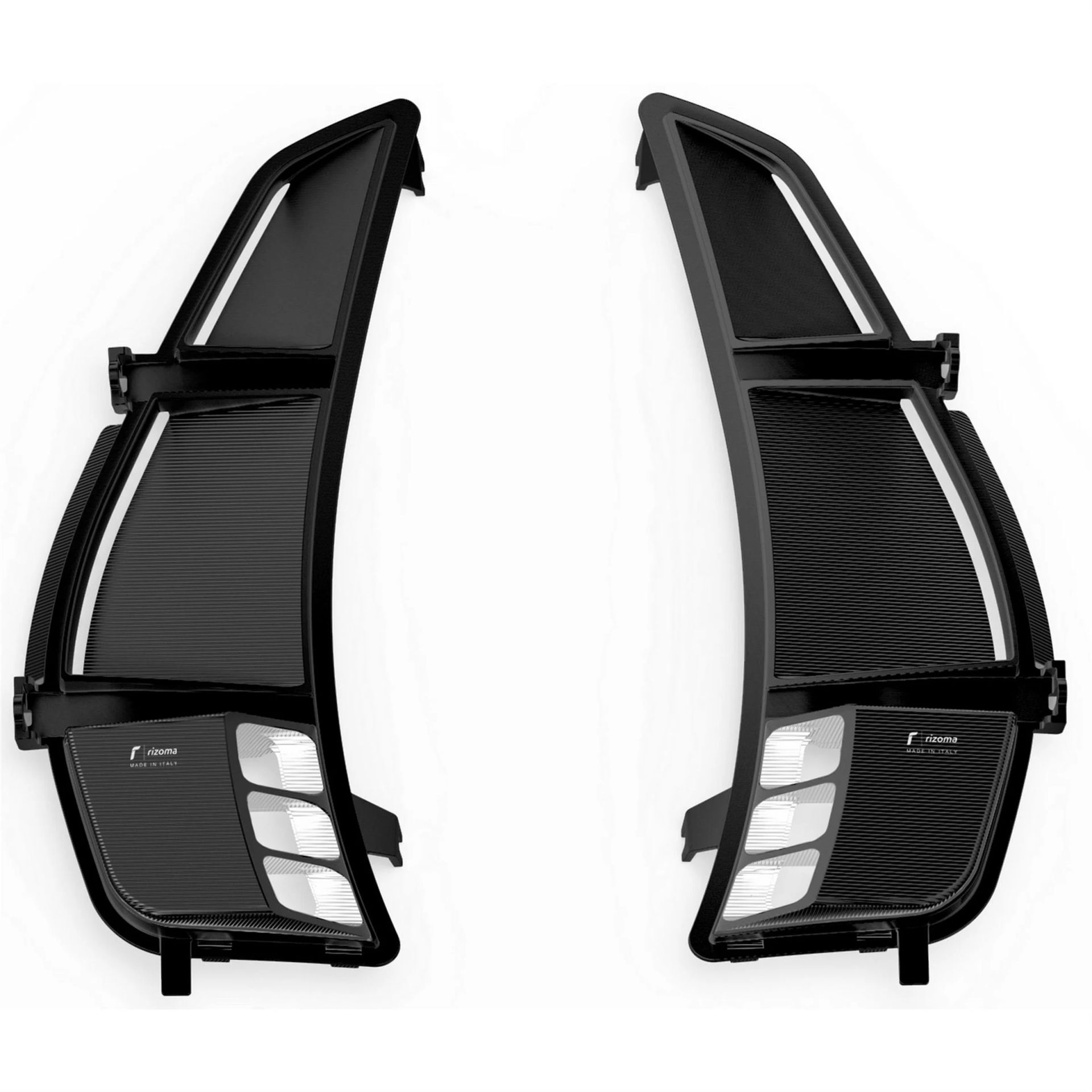 Vespa GTS-GTV Radyatör Yan Izgara Seti *Siyah* (2023- ) / RIZOMA