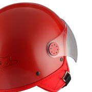 Vespa RED Kask Visor Demi-Jet 4.0