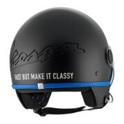 Vespa Kask Visor Demi-Jet 4.0 Mat *Siyah-Mavi*