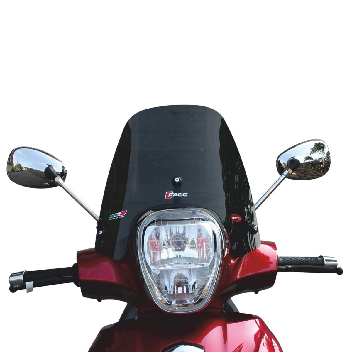 Piaggio Beverly 300-350 Ön Cam Kısa *Füme* (2010-2020) / FACO