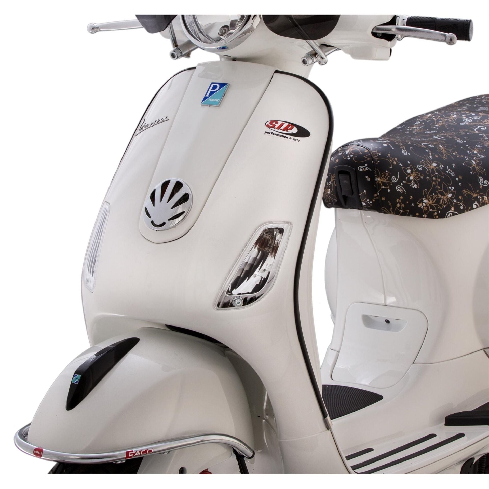 Vespa LX Ön Panel Sağ-Sol Yan Çıta *Siyah* / SIP