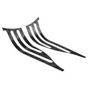 Vespa GT-GTS-GTV Zemin Sticker *Siyah Alüminyum Plaka Motifli* / SIP