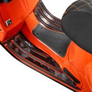 Vespa GT-GTS-GTV Zemin Sticker *Siyah Alüminyum Plaka Motifli* / SIP